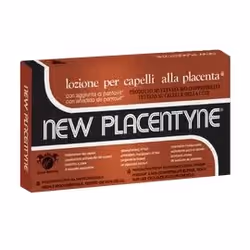 Linea Italiana New Placentyne 12 fiale previene la caduta dei capelli 12 fiale da 10ml, Lozione per capelli, 10 ml, Protezio ...