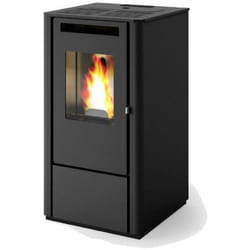 stufa a pellet thelma nera 8,0 kw - punto fuoco