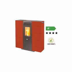 STUFE STUFA A PELLET QUEEN SLIM 6 POTENZA Kw/h 6,14 DIMENSIONI CM.88x26xH89 Struttura in acciaio. Potenza nominale 6,14 Kw/h, ...