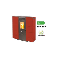 No Brand - stufe stufa a pellet queen slim 6 potenza Kw/h 6,14 dimensioni CM.89x25xH89