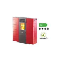 No Brand - stufe stufa a pellet queen slim 10 canalizzata potenza Kw/h 9,01 - CM.94x29xH94