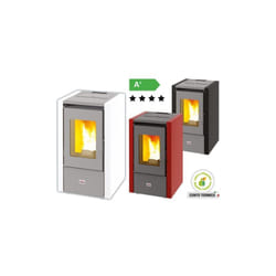 No Brand - stufe stufa a pellet queen 6 potenza Kw/h 6,2 Kw dimensioni CM.43x43xH77