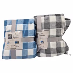 Coperta Copenhagen 200x220 cm Colore Assortiti Dimensioni: 200 x 220 cm Materiale: 100 % poliestere Lavaggio a 30°
