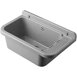 Lavatoio-Pilozzo da Parete, Resina PP, 60 x 34 cm, Grigio