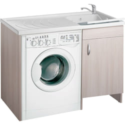 Coprilavatrice eco 109x60 colore olmo sinistro per zona lavanderia
