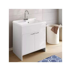 Kit mobile lavatoio in pvc antiacido, misure 80x50x85H