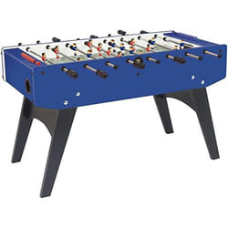 F-20 blu con aste uscenti, gambe pieghevoli