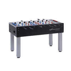 Calciobalilla G-500 EVOLUTION con aste uscenti, piano gioco corto in vetro