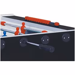 Garlando Calcio Balilla da Interno G-500 Evolution con Aste Rientranti Nero