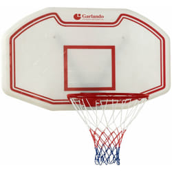 Garlando - Seattle - Tabellone basket 110 x 70 cm - canestro Ø45 cm + kit fissaggio al muro
