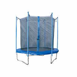 Garlando COMBI S, Trampolino fuori terra, Rotondo, 50 kg, Rete di sicurezza, Nero, Blu