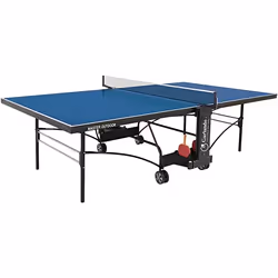 Garlando Tavolo da Ping Pong Master Outdoor con Ruote per Esterno Blu
