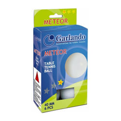 6 palline Meteor - 1 stella - ping pong