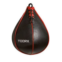 Toorx BOT-032 sacca da box e imbottitura da box Pera veloce Ecopelle Nero, Rosso