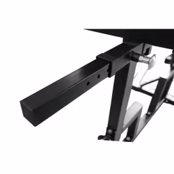 Toorx WBX-250 panca e rack per allenamento con pesi Gym, Casa Nero