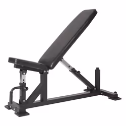 Toorx WBX-200, Panca di allenamento con peso regolabile, 320 kg, Gym, Casa, Piatta e inclinata, Acciaio, Nero