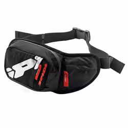 Spidi Pouch 1.5 L Borsa, nero-rosso per uomo