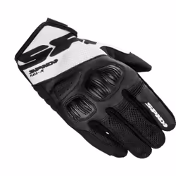 Spidi Flash-R Evo Guanti da moto, nero-bianco, dimensione 2XL per uomo