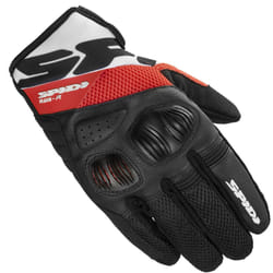 Spidi Flash-R Evo Guanti da moto, nero-rosso, dimensione S per uomo