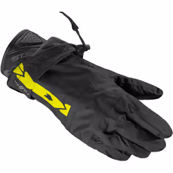 Spidi Overgloves guanti impermeabili Rain Over, nero-giallo, dimensione XL per uomo