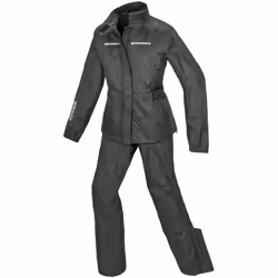 Spidi Touring Rain Kit Tuta da pioggia da moto da donna a due pezzi, nero, dimensione 2XS per donne