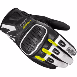 Spidi G-Warrior Guanti moto, nero-bianco, dimensione XL per uomo