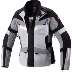 Spidi Alpentrophy H2Out Giacca moto in tessuto, nero-grigio, dimensione 3XL per uomo