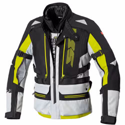 Spidi H2Out Allroad Giacca tessile motociclistica, nero-grigio-giallo, dimensione M per uomo - Vista aggiuntiva 4