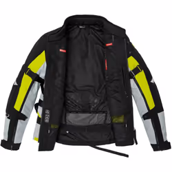 Spidi H2Out Allroad Giacca tessile motociclistica, nero-grigio-giallo, dimensione M per uomo - Vista aggiuntiva 9