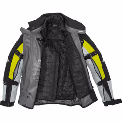 Spidi H2Out Allroad Giacca tessile motociclistica, nero-grigio-giallo, dimensione 3XL per uomo - Vista aggiuntiva 6