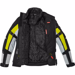 Spidi H2Out Allroad Giacca tessile motociclistica, nero-grigio-giallo, dimensione 4XL per uomo - Vista aggiuntiva 5