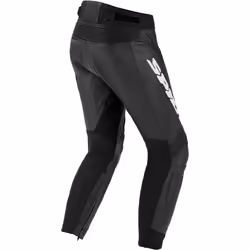 Spidi Tekker 2 Pantaloni moto in pelle, nero-bianco, dimensione 52 per uomo