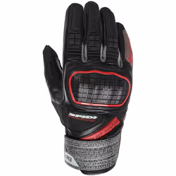 Spidi X-Force Guanti da moto, nero-rosso, dimensione XL per uomo