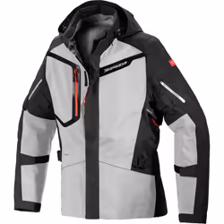 Spidi Mission-T Shield H2Out Step-InArmor Giacca esterna tessile per moto, grigio, dimensione M per uomo