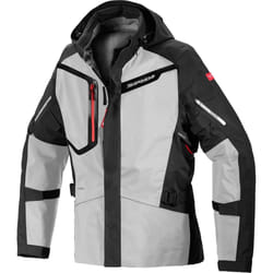 Spidi Mission-T Shield H2Out Step-InArmor Giacca esterna tessile per moto, grigio, dimensione M per uomo