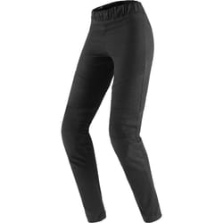 Spidi Moto Leggings Pantaloni in tessuto motociclistica, nero, dimensione L per donne
