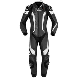 Spidi Laser Pro Tuta in moto forata a un pezzo, nero-bianco, dimensione 52 per uomo