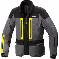 Spidi Traveller 3 H2Out Giacca tessile moto, nero-giallo, dimensione M per uomo