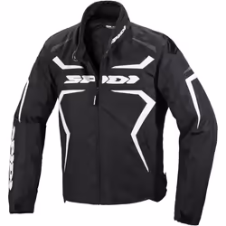 Spidi Sportmaster H2Out Giacca tessile moto, nero-bianco, dimensione L per uomo
