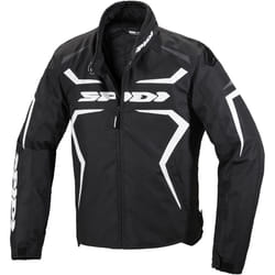 Spidi Sportmaster H2Out Giacca tessile moto, nero-bianco, dimensione L per uomo