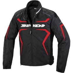 Spidi Sportmaster H2Out Giacca tessile moto, nero-rosso, dimensione S per uomo