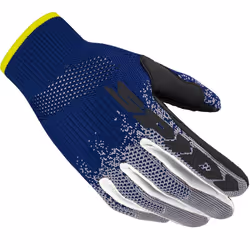 Spidi X-Knit Guanti da moto, grigio-blu, dimensione 2XL per uomo
