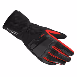 Spidi Grip 3 H2Out Guanti moto donna, nero-rosso, dimensione M per donne