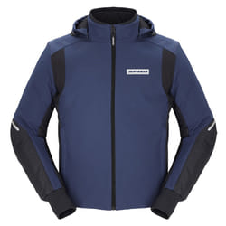 Spidi Armor H2Out Felpa con cappuccio moto, blu, dimensione 3XL per uomo