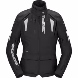 Spidi Crossmaster Giacca tessile moto, nero, dimensione M per donne