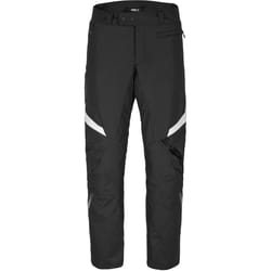 Spidi Sportmaster H2Out pantaloni tessili da moto impermeabili, nero-bianco, dimensione L per uomo