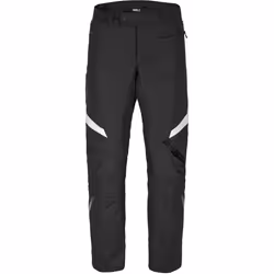 Spidi Sportmaster H2Out pantaloni tessili da moto impermeabili, nero-bianco, dimensione L per uomo