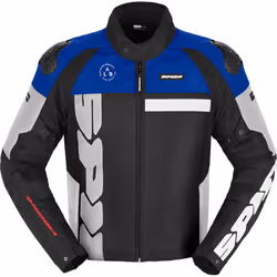Spidi Progressive Net WindOut Giacca tessile moto, nero-bianco-rosso-blu, dimensione XL per uomo