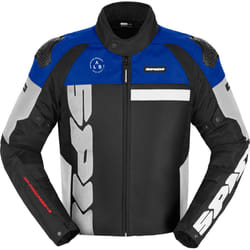 Spidi Progressive Net WindOut Giacca tessile moto, nero-bianco-rosso-blu, dimensione XL per uomo