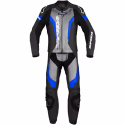 Spidi Laser Touring Abito in pelle moto in due pezzi, nero-bianco, dimensione 56 per uomo - Vista aggiuntiva 5